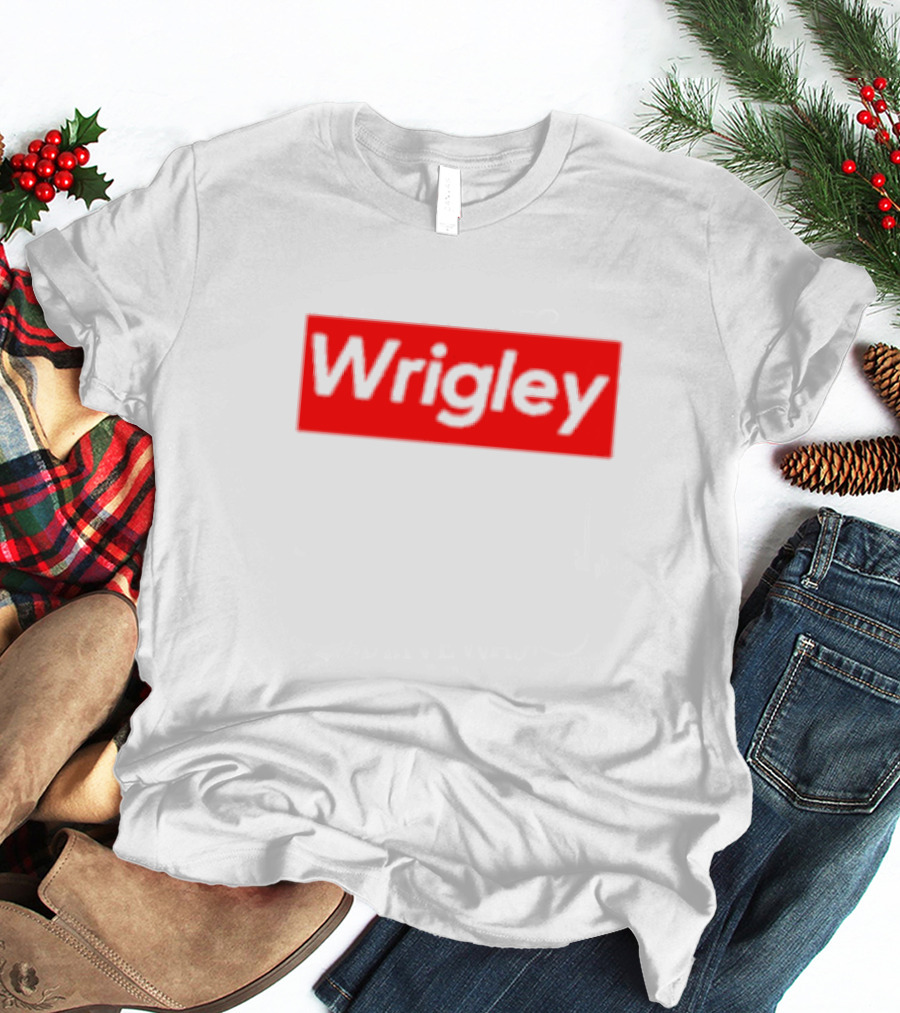 Wrigley Classic Logo Red White T-Shirt