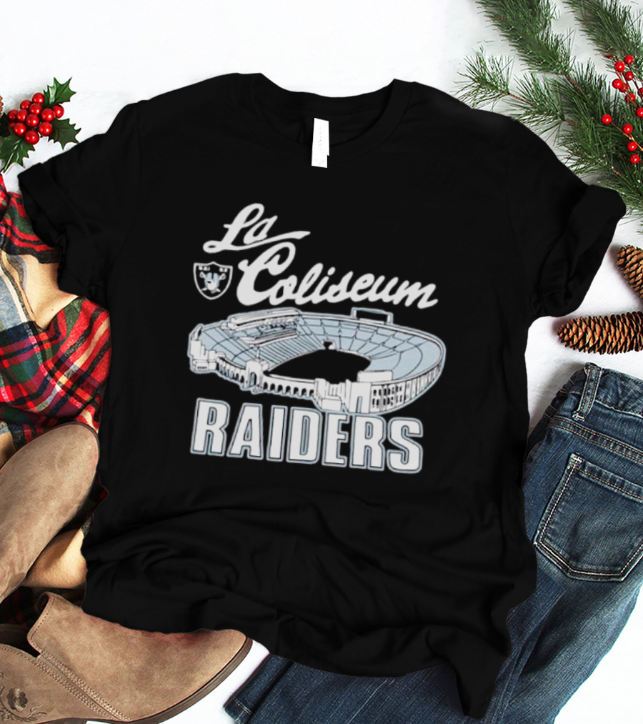 Los Angeles Memorial Coliseum Raiders Stadium T-Shirt