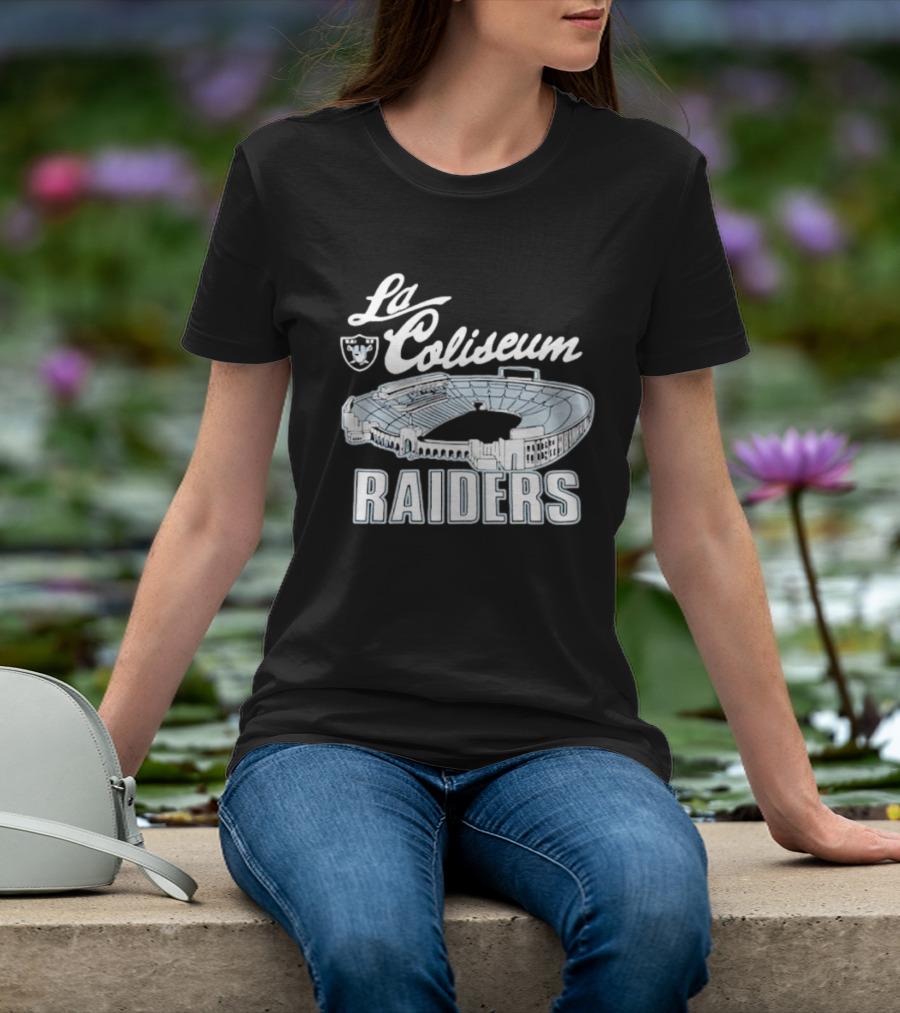 Los Angeles Memorial Coliseum Raiders Stadium T-Shirt