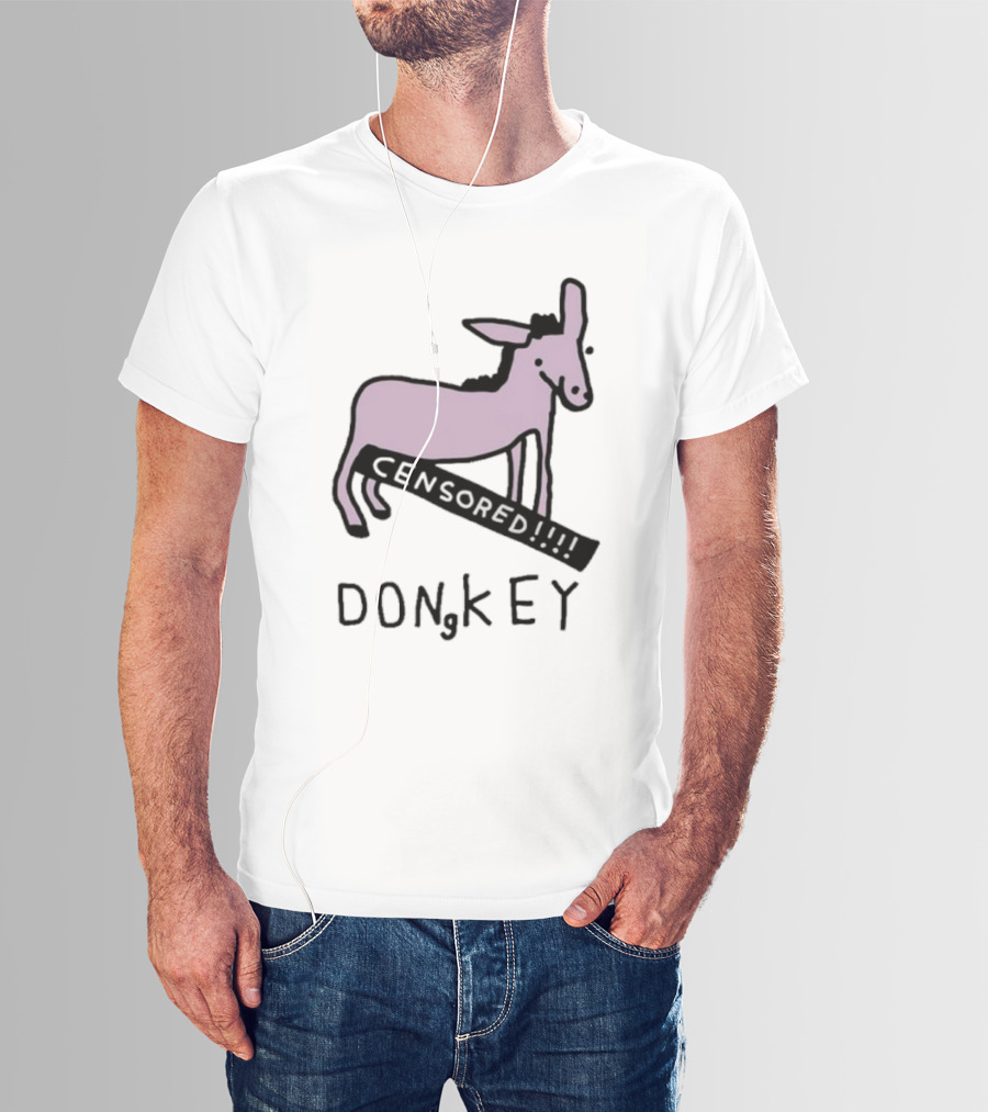 Censored Donkey Humor Play On Words T-Shirt