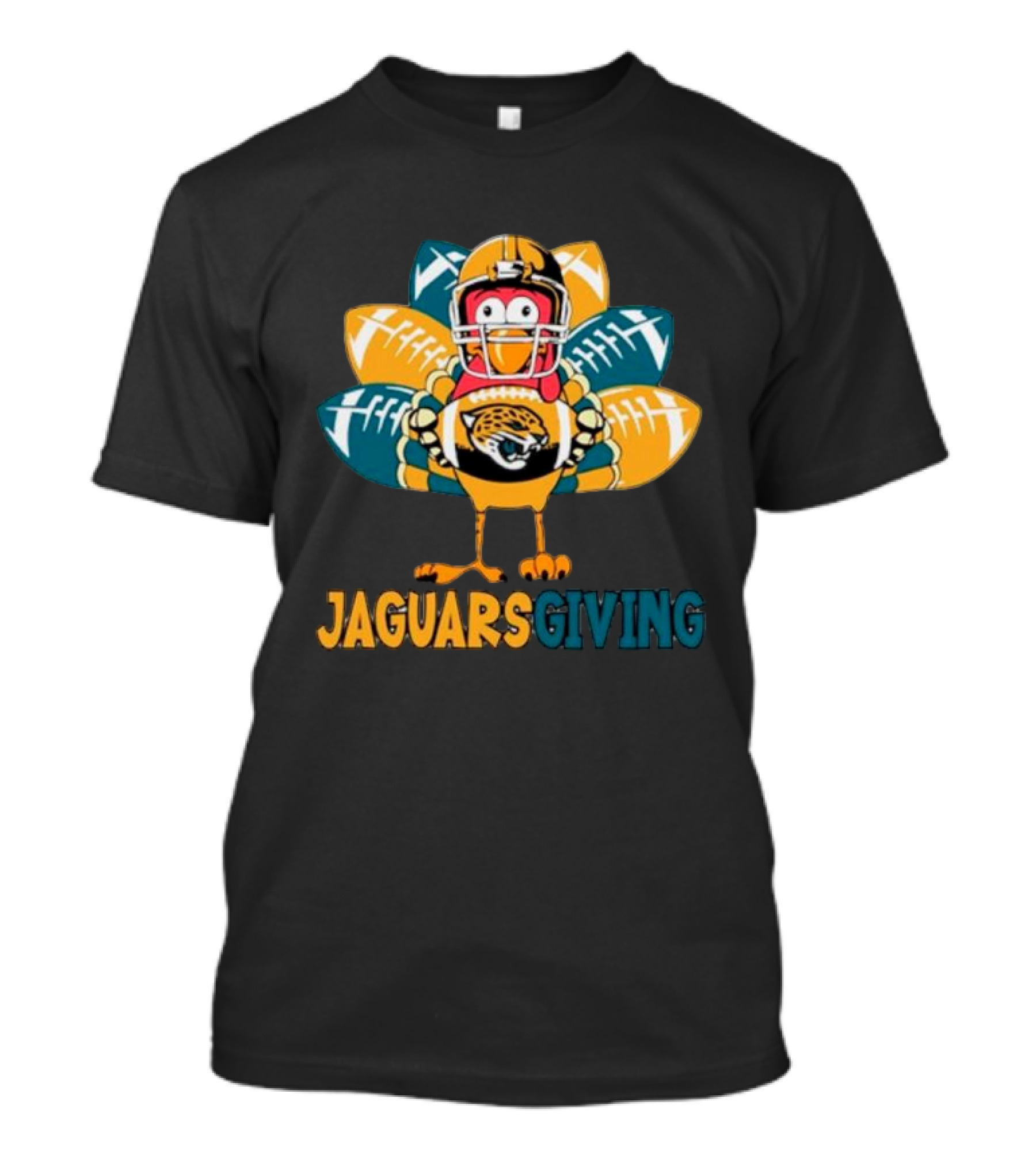 Jaguarsgiving Thanksgiving Jacksonville Jaguars Turkey T-Shirt