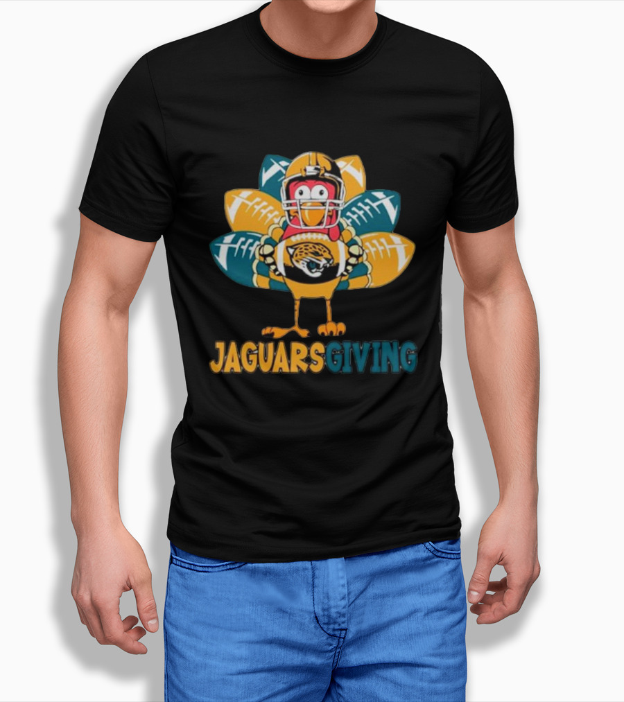 Jaguarsgiving Thanksgiving Jacksonville Jaguars Turkey T-Shirt