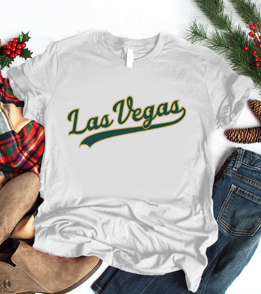 Las Vegas Baseball Script T-Shirt