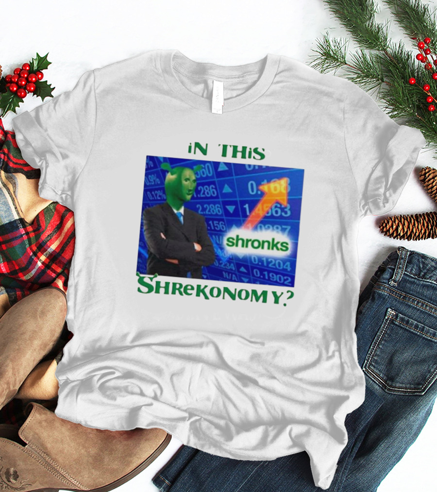In This Shrekonomy Shronks Stock Market T-Shirt