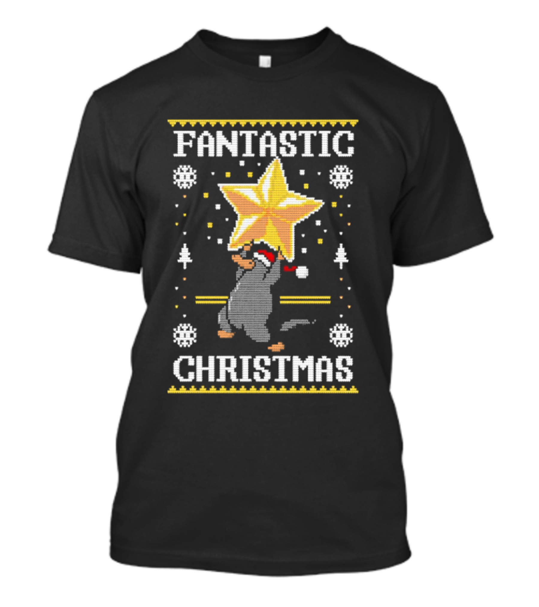 Fantastic Christmas Platypus Star T-Shirt