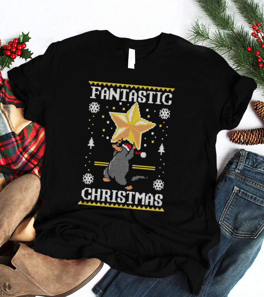Fantastic Christmas Platypus Star T-Shirt