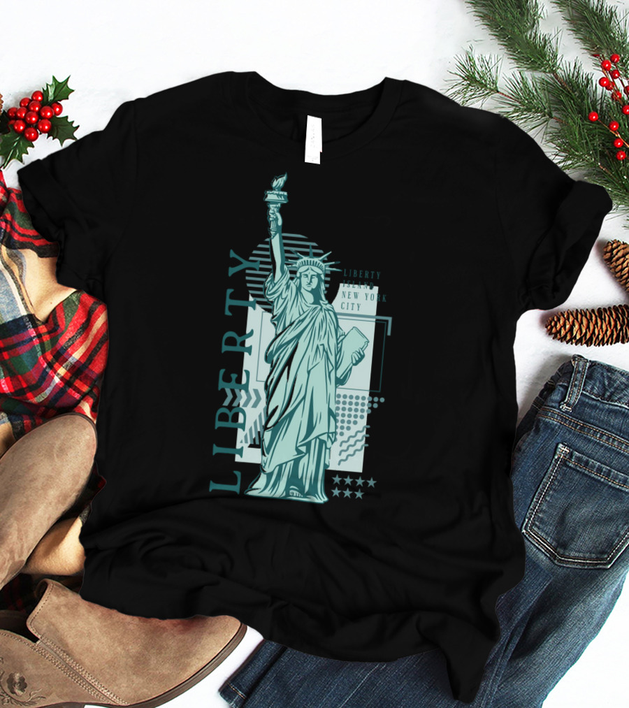 Liberty New York City Statue Of Liberty T-Shirt