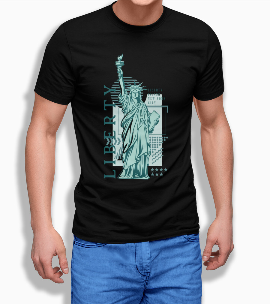 Liberty New York City Statue Of Liberty T-Shirt