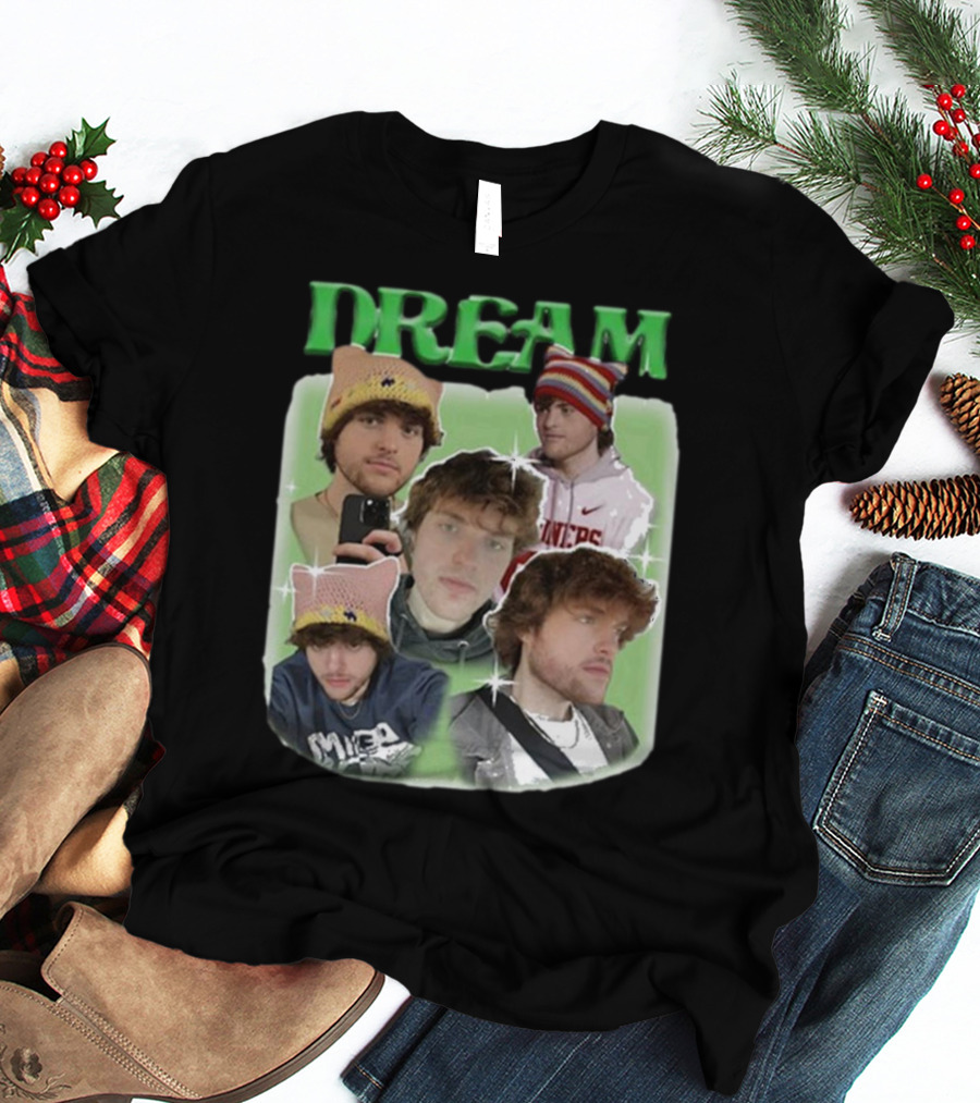 Dream Dreamwastaken Collage Hat Hoodie Star Glow T-Shirt
