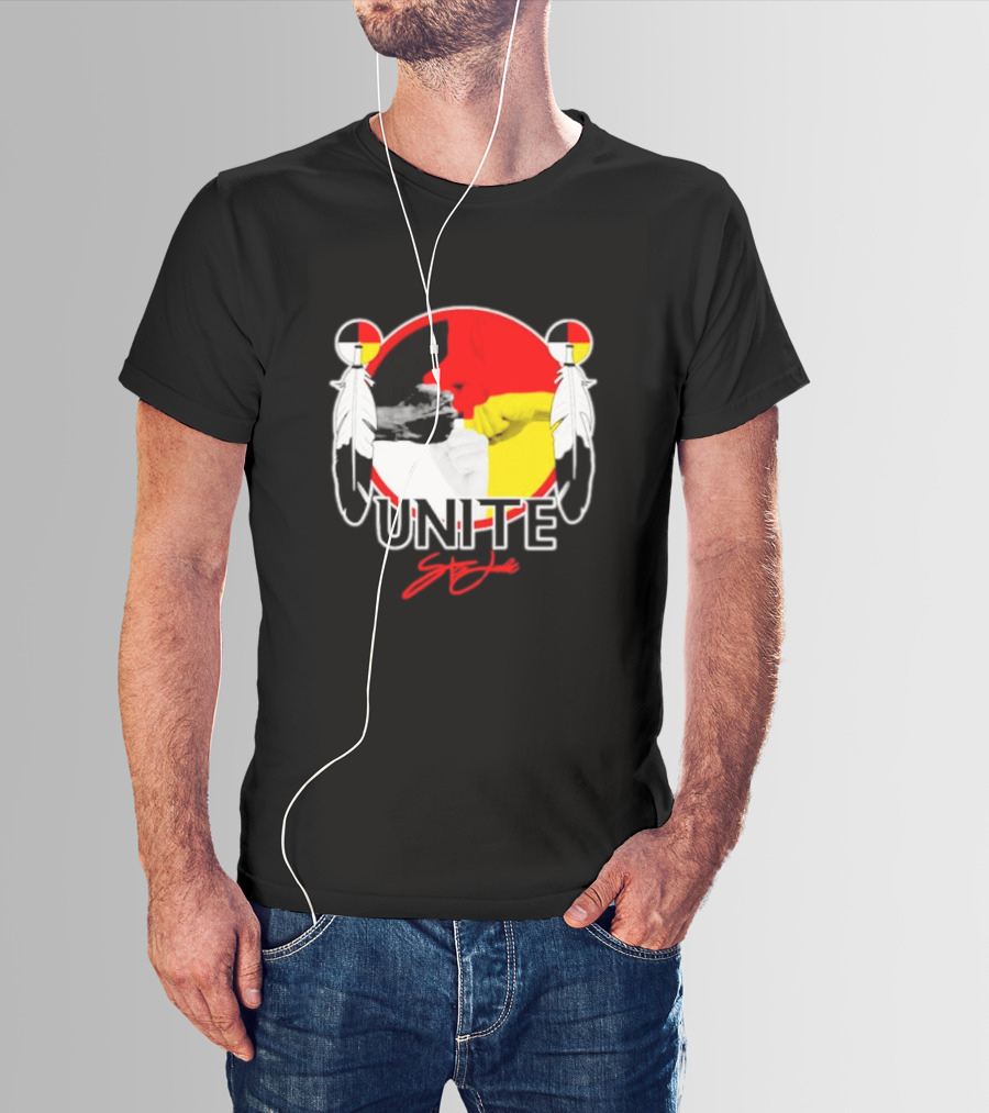 Unite Strong With Native American Symbols T-Shirt