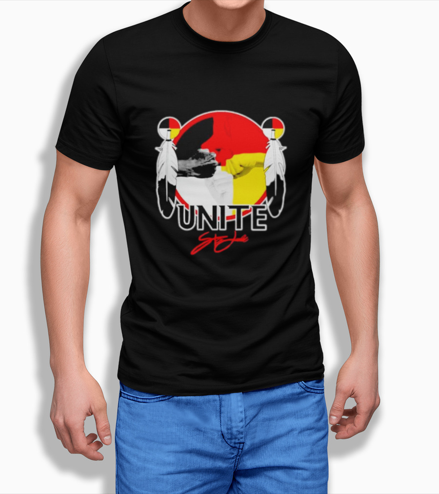Unite Strong With Native American Symbols T-Shirt