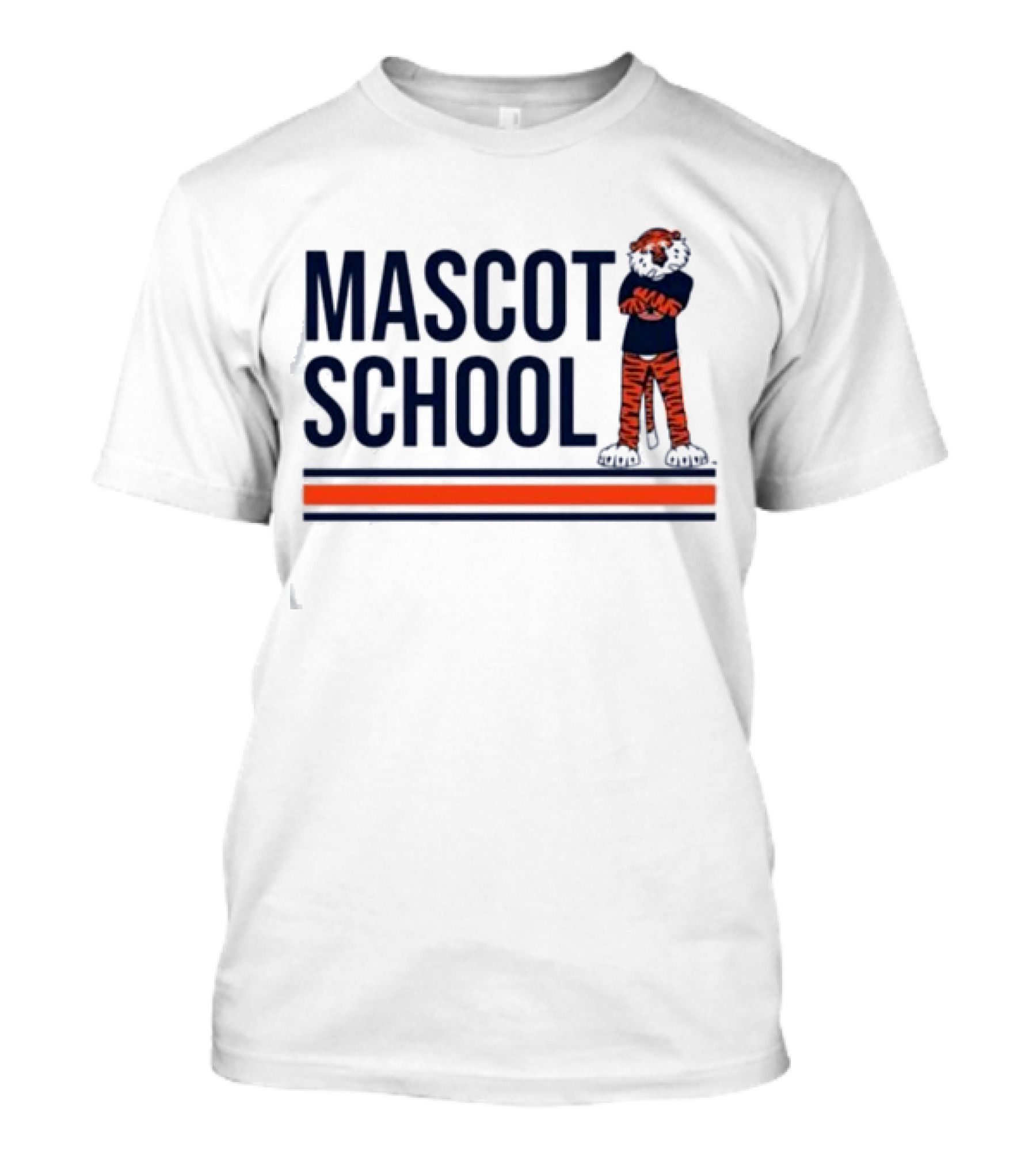 Mascot School Stampauburn Tiger Stripes T-Shirt