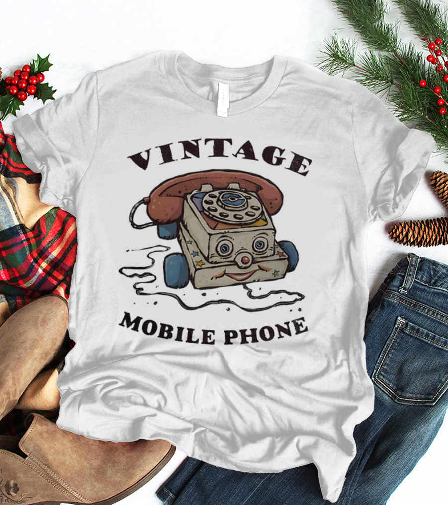Vintage Chatter Telephone Mobile Phone Original T-Shirt