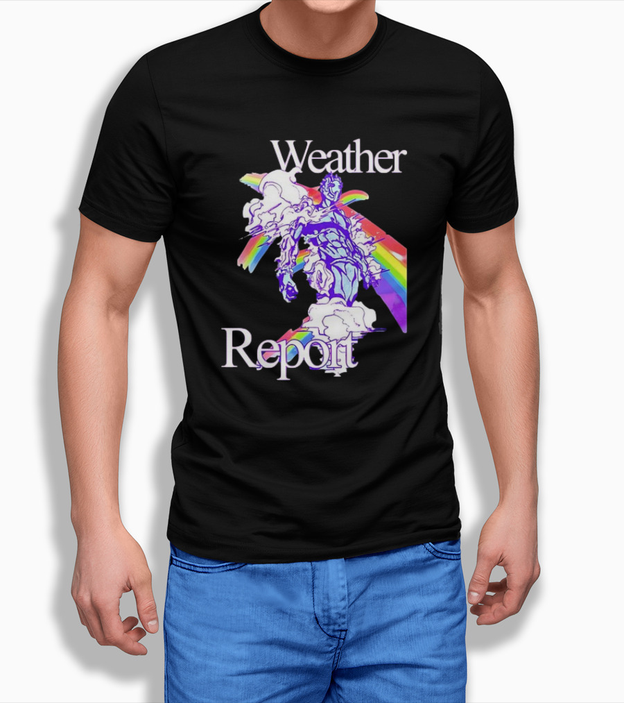 Weather Report JoJo's Bizarre Adventure Rainbow Character T-Shirt