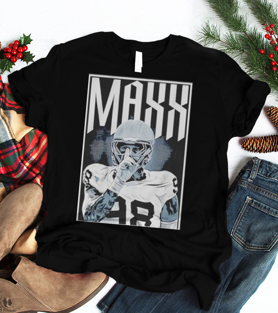 Maxx Crosby Shhh 98 Football Player Las Vegas Raiders T-Shirt