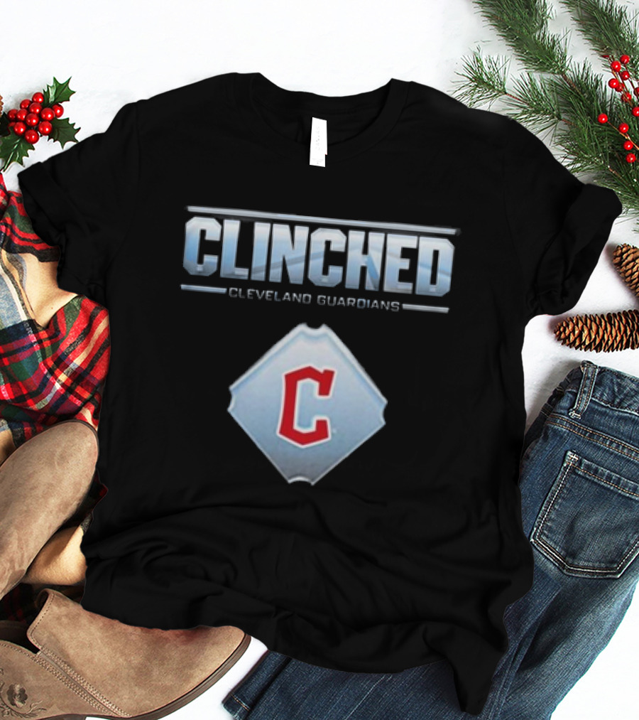 Clinched Cleveland Guardians October Ready Postseason T-Shirt