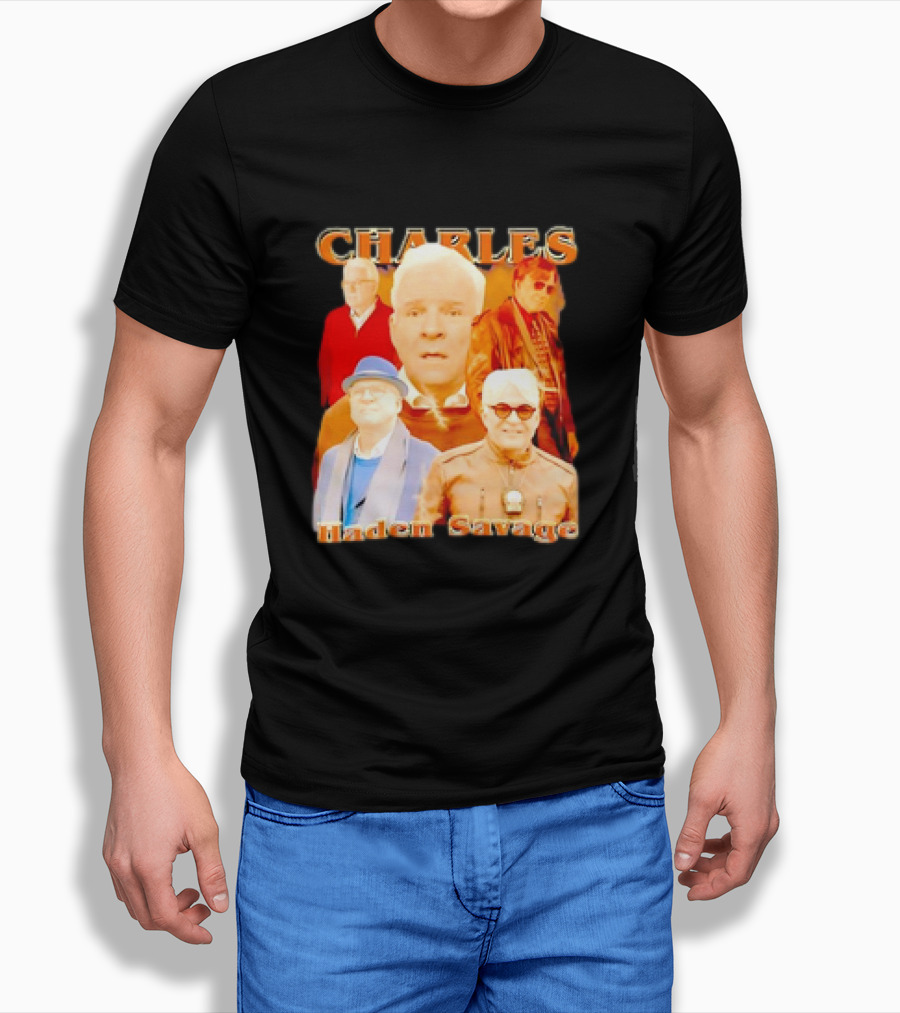 Charles Haden Savage Steve Martin Vintage Bootleg T-Shirt