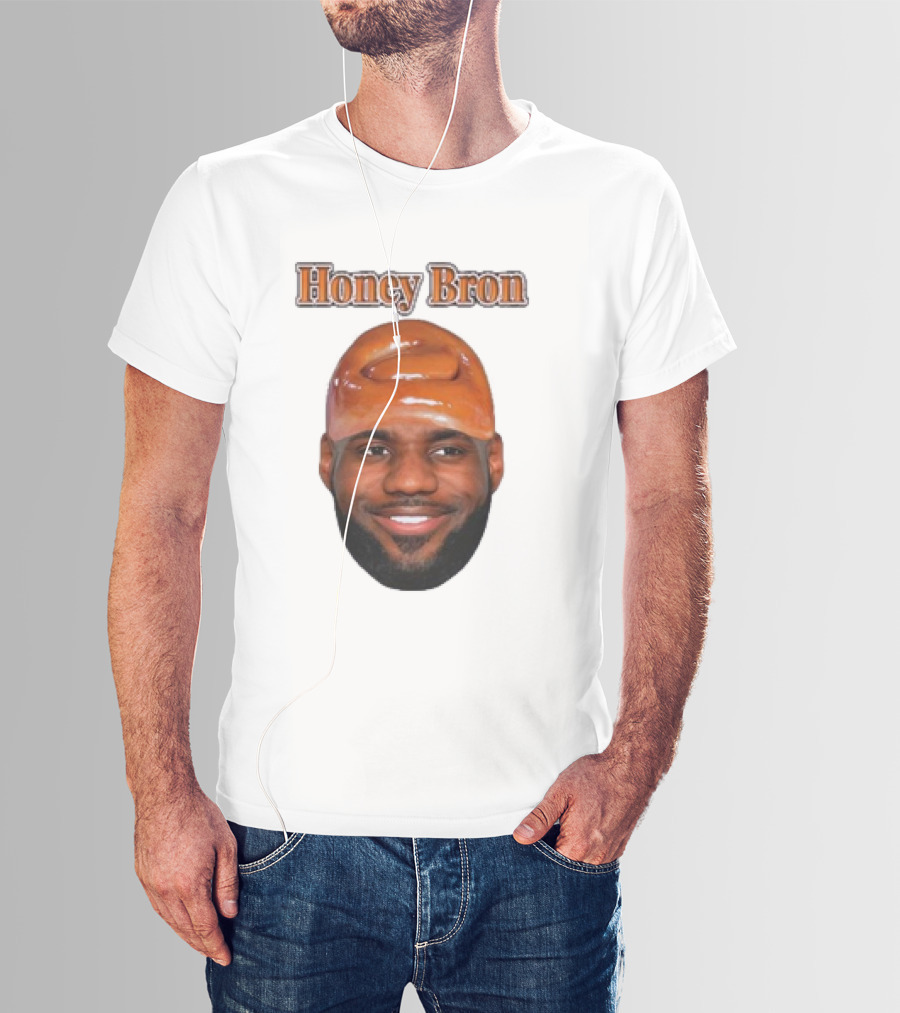 Honey Bron Lebron James Honey Brown Face T-Shirt