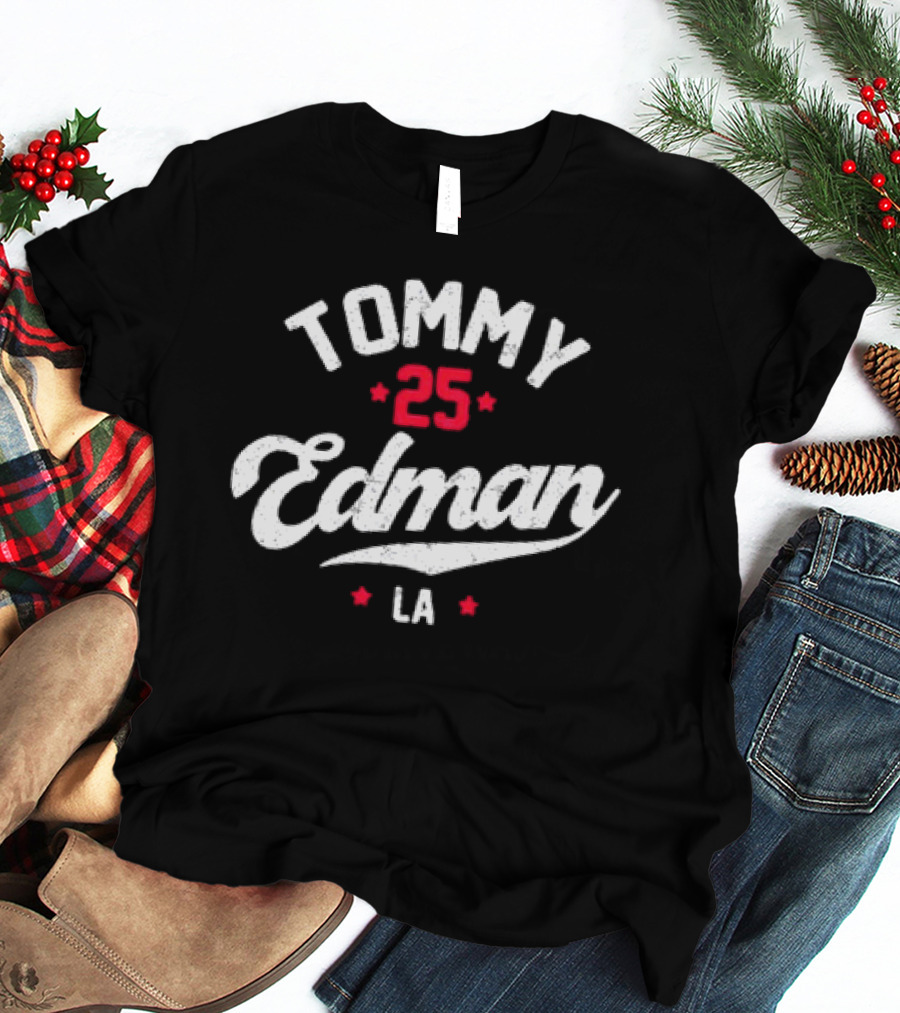 Tommy Edman 25 LA Los Angeles Dodgers T-Shirt