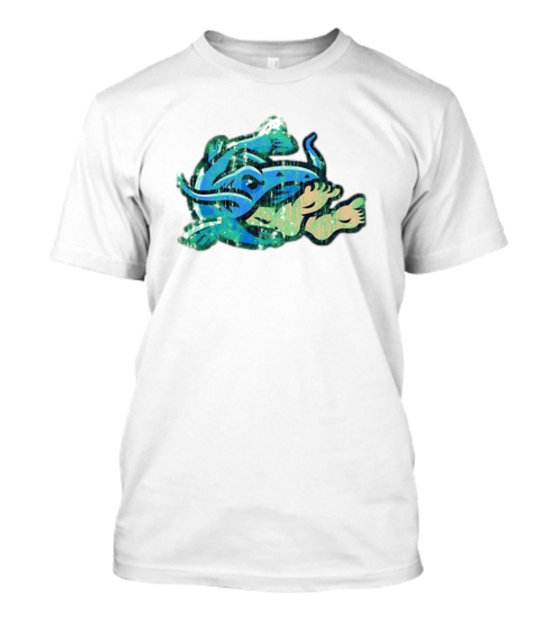 Noodlers Distressed Swimming Meme T-Shirt