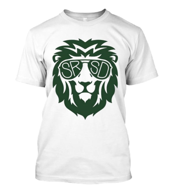 SRSD St. Rita Lion Mascot In Sunglasses T-Shirt