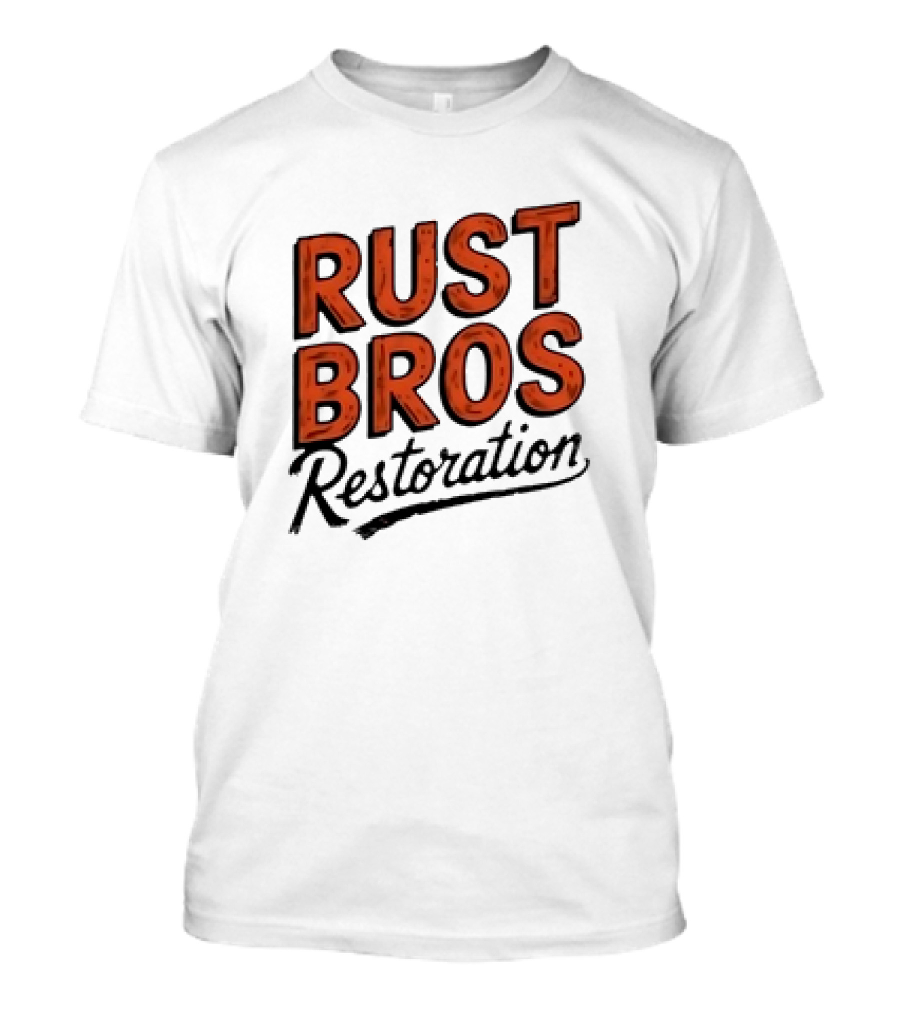 Rust Bros Restoration Classic Automotive Garage Heritage T-Shirt