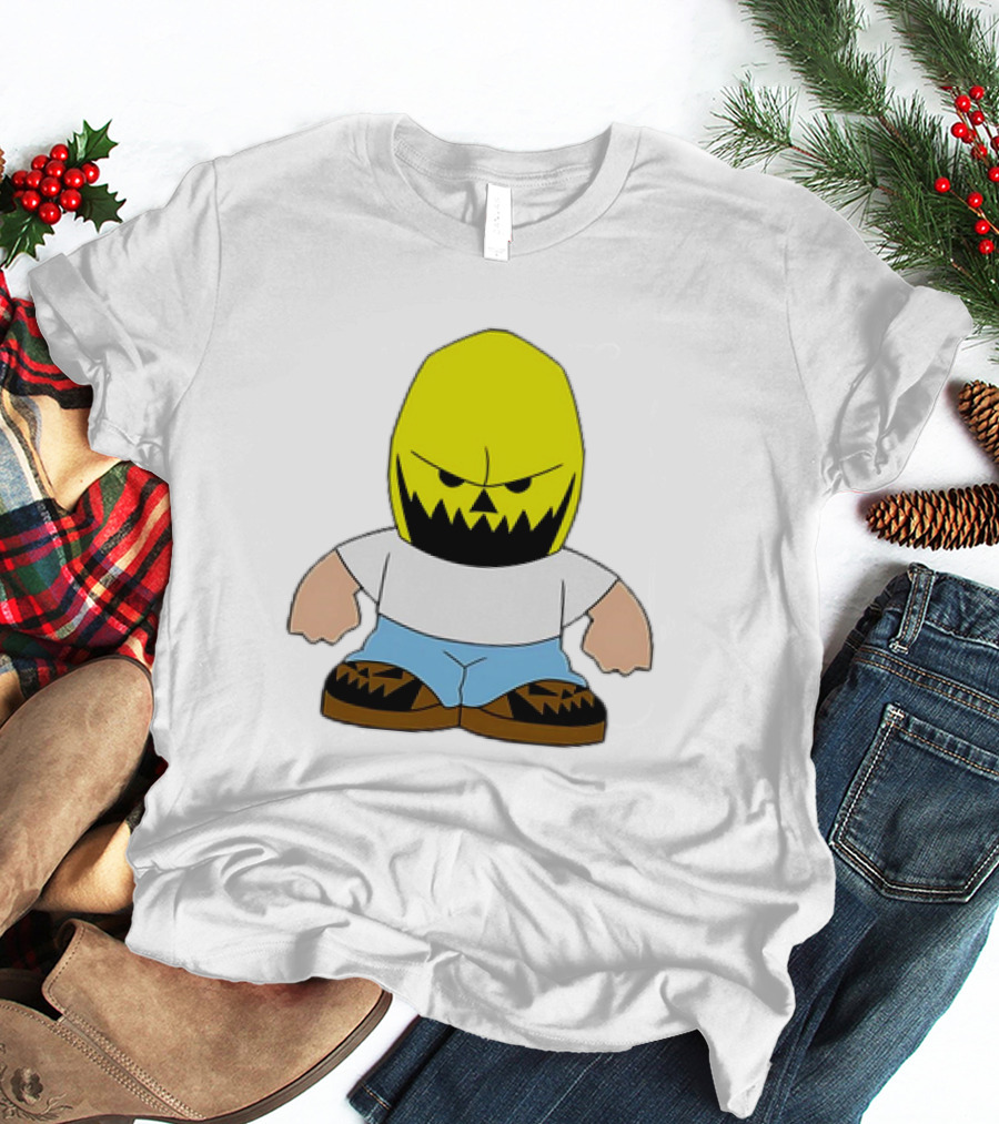 Dude Babbitt Revived Yellow Masked Cartoon Character T-Shirt