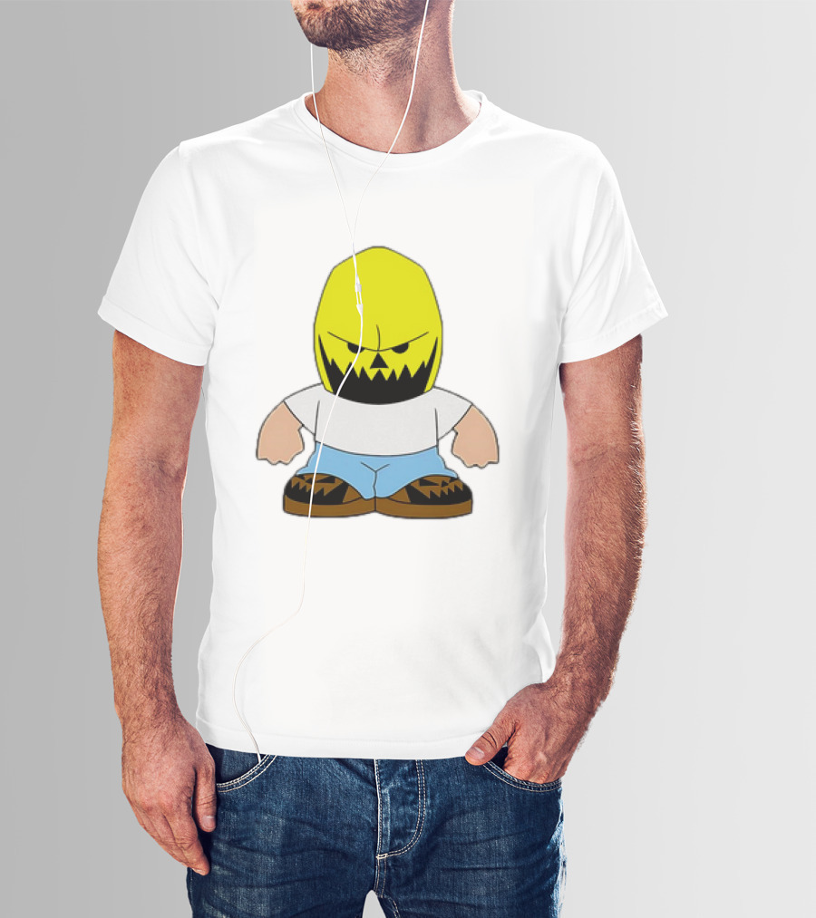 Dude Babbitt Revived Yellow Masked Cartoon Character T-Shirt