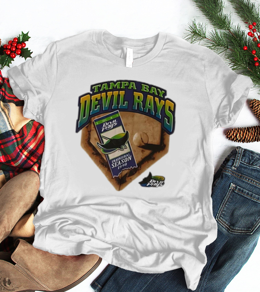 Tampa Bay Devil Rays Inaugural Season 1998 Vintage Major League Baseball Debut T-Shirt
