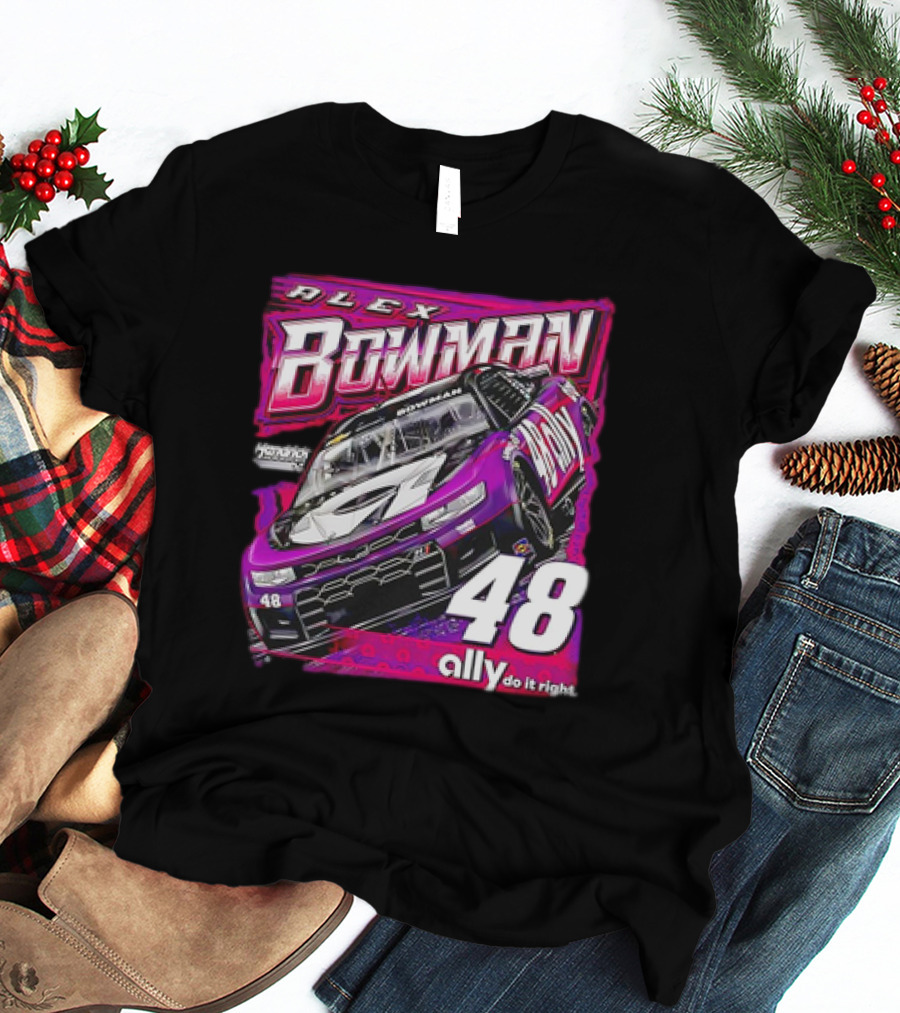 Alex Bowman 48 Chevrolet ZL1 Hendrick Motorsports Ally Racing T-Shirt