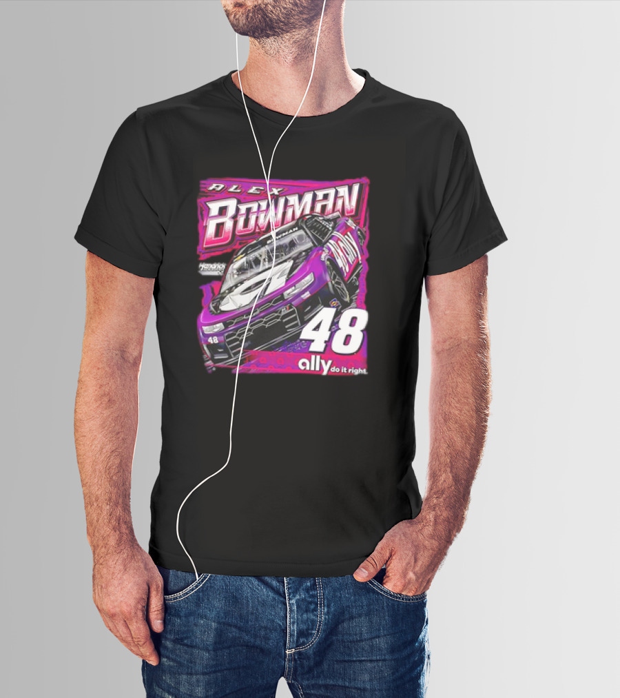 Alex Bowman 48 Chevrolet ZL1 Hendrick Motorsports Ally Racing T-Shirt