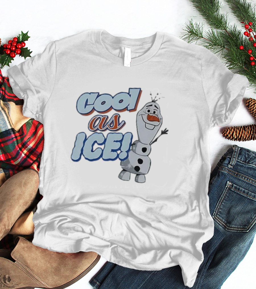 Olaf Cool As Ice Frozen Snowman Fun T-Shirt