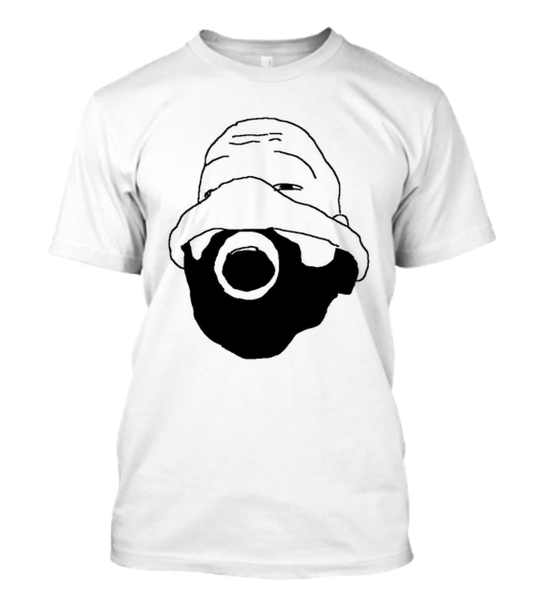 Ye Kanye West Nitrous Mask Drawing T-Shirt