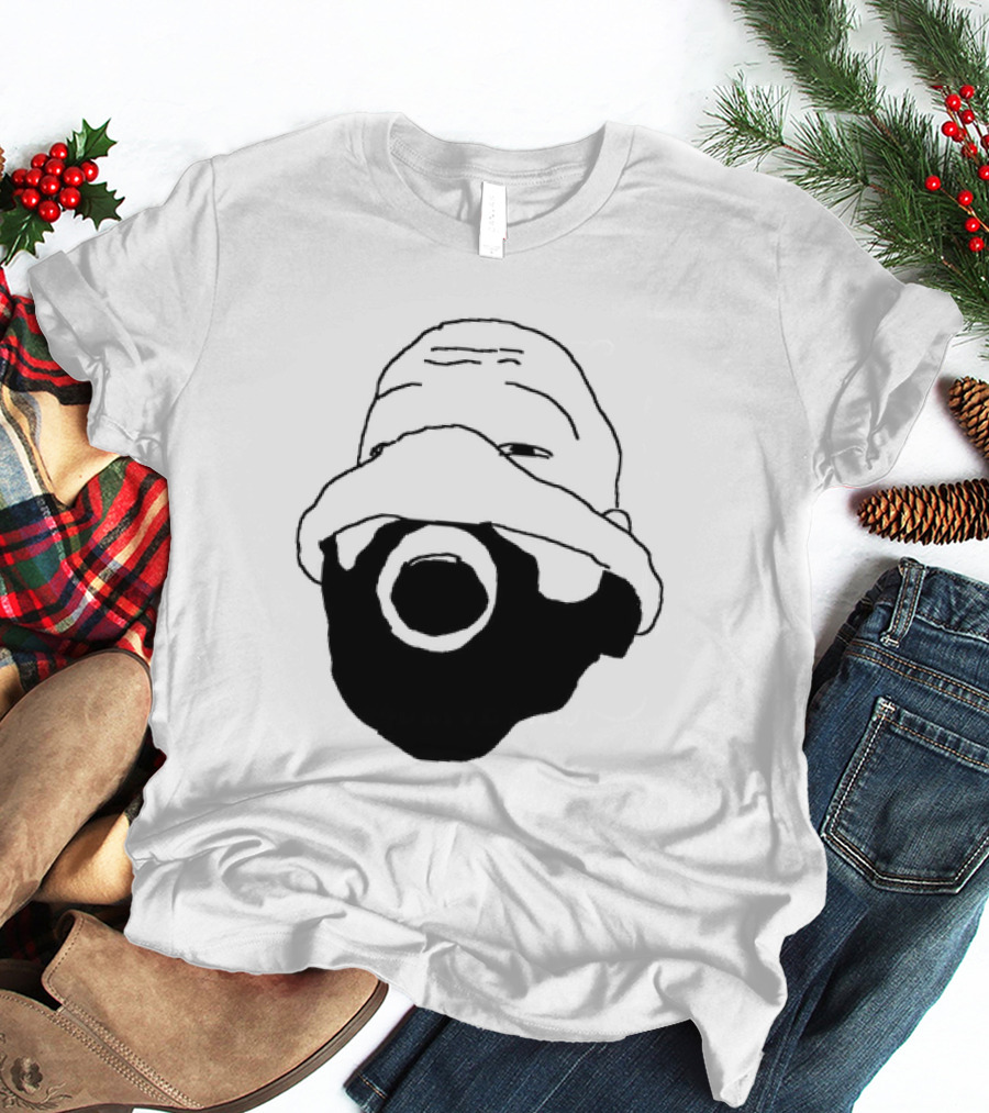 Ye Kanye West Nitrous Mask Drawing T-Shirt