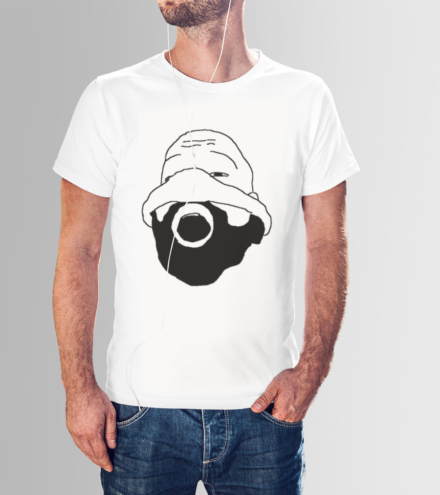 Ye Kanye West Nitrous Mask Drawing T-Shirt