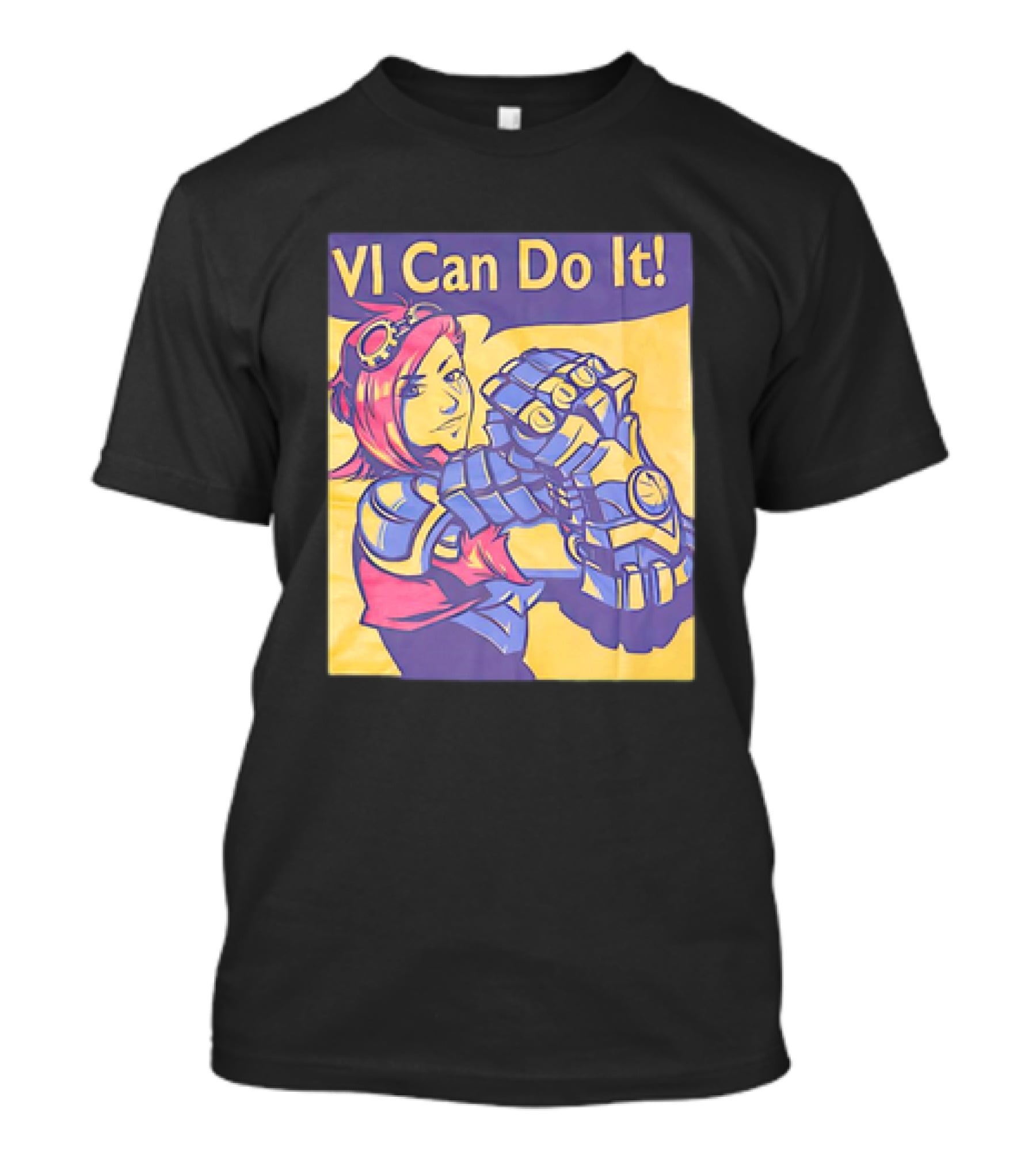 VI Can Do It League Of Legends Rosie The Riveter T-Shirt