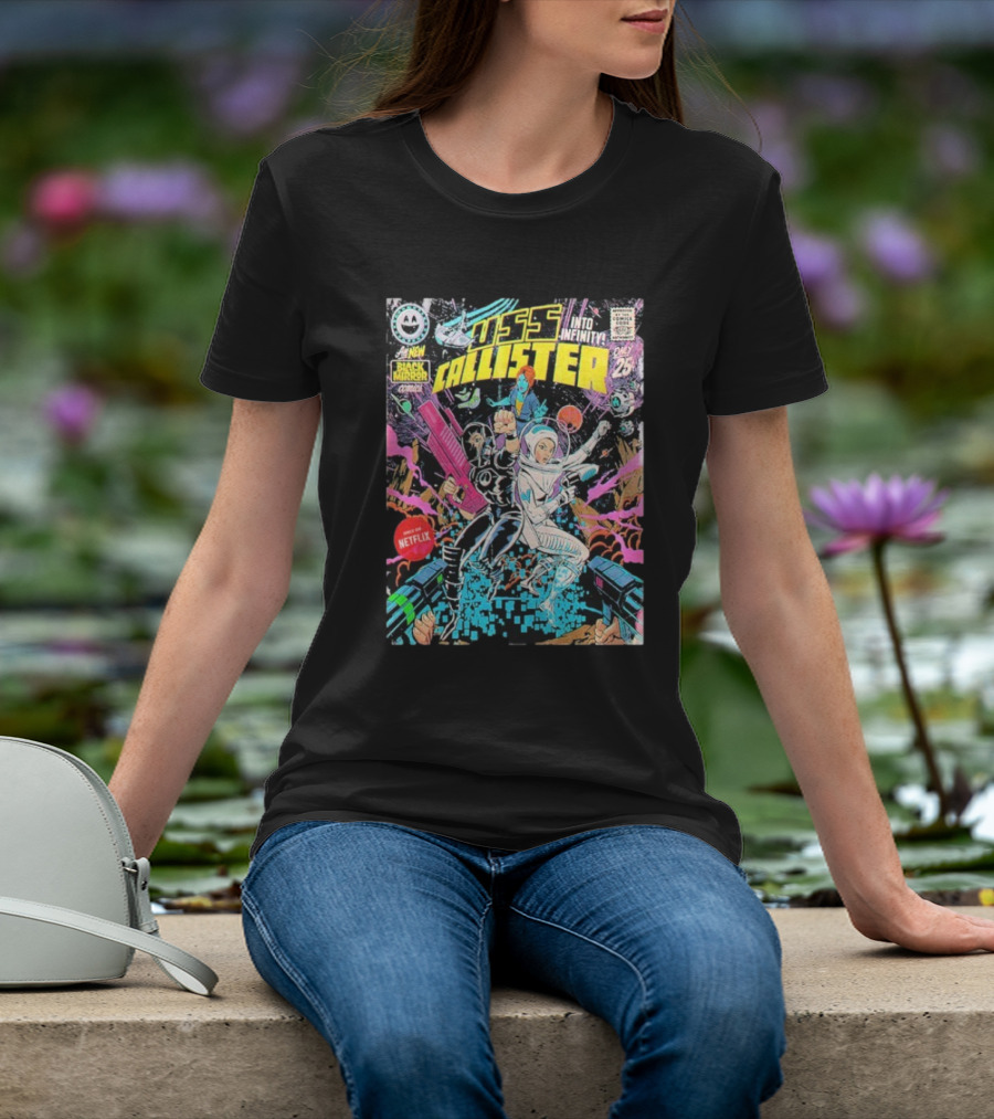 Black Mirror Comics USS Callister Into Infinity Issue 25 Netflix Official 2025 T-Shirt