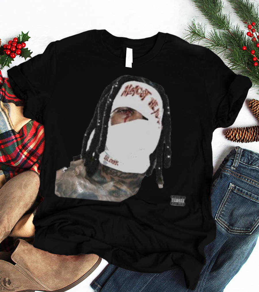 Almost Healed Lil Durk Explicit Content Masked Face T-Shirt