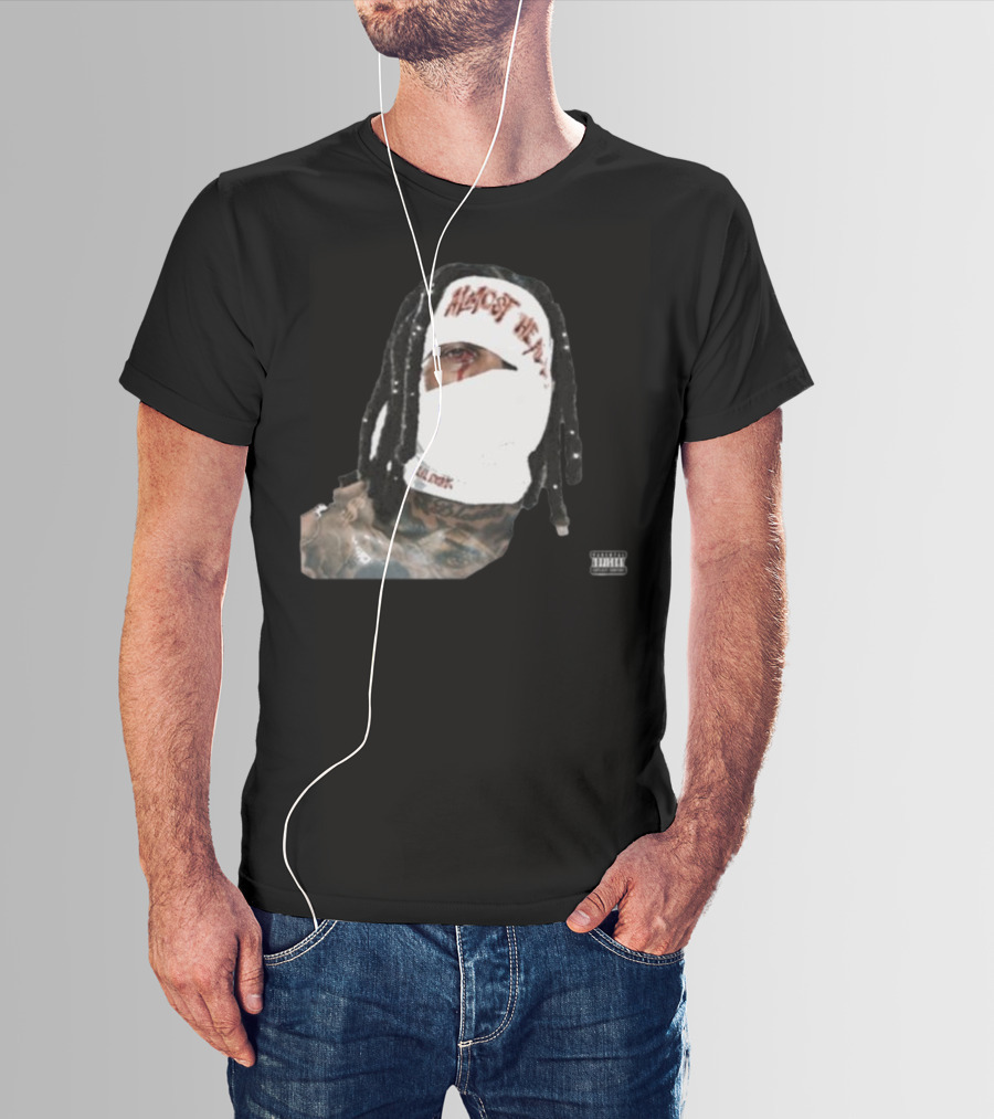 Almost Healed Lil Durk Explicit Content Masked Face T-Shirt