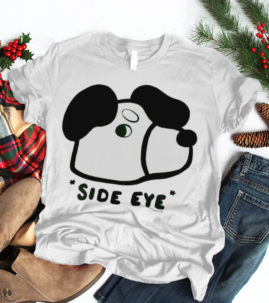 Side Eye Dog Face T-Shirt