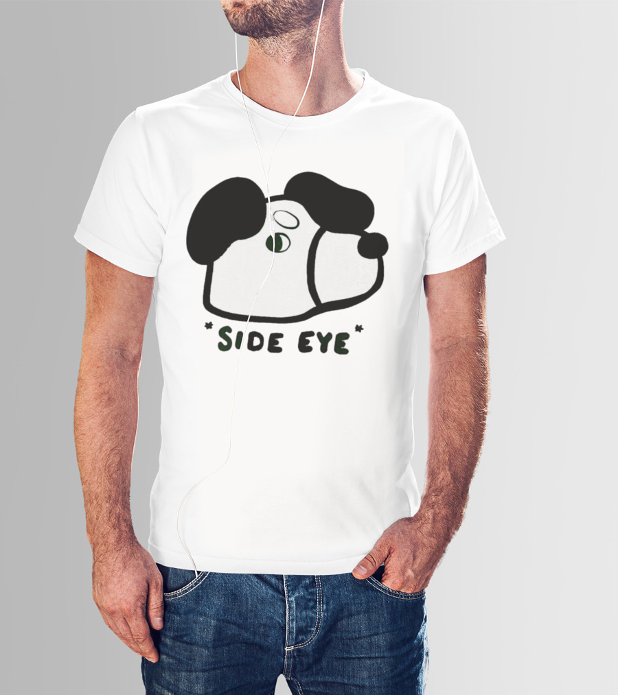 Side Eye Dog Face T-Shirt