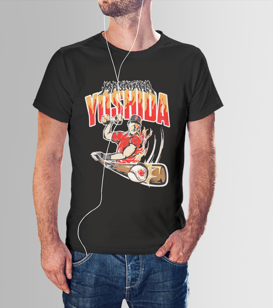 Masataka Yoshida Baseball Fireball Swinging Athlete T-Shirt