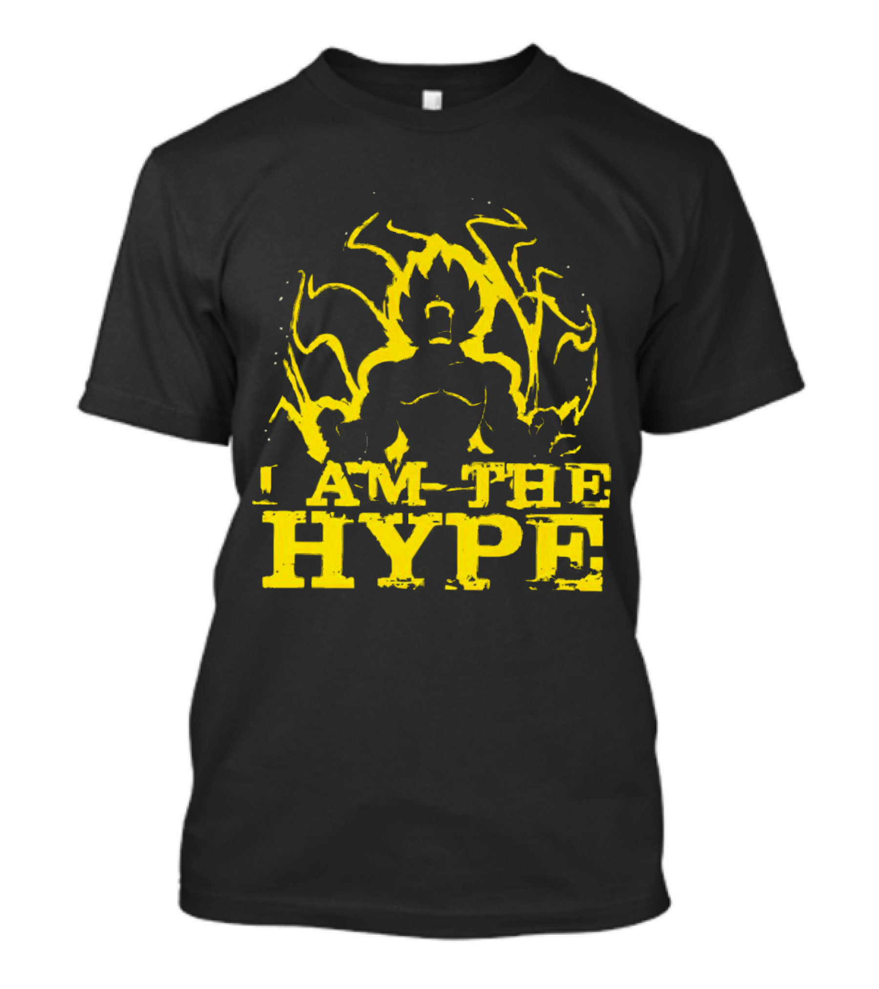 Vegeta I Am The Hype Super Saiyan Yellow Aura T-Shirt