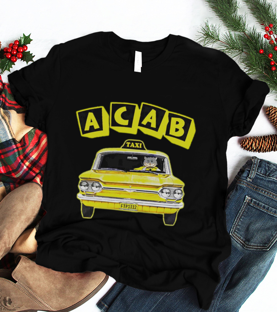 ACAB Taxi Cat FTP1312 T-Shirt