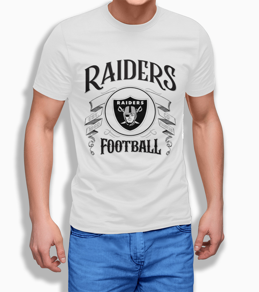Raiders Football Est 1960 Go Raiders NFL T-Shirt