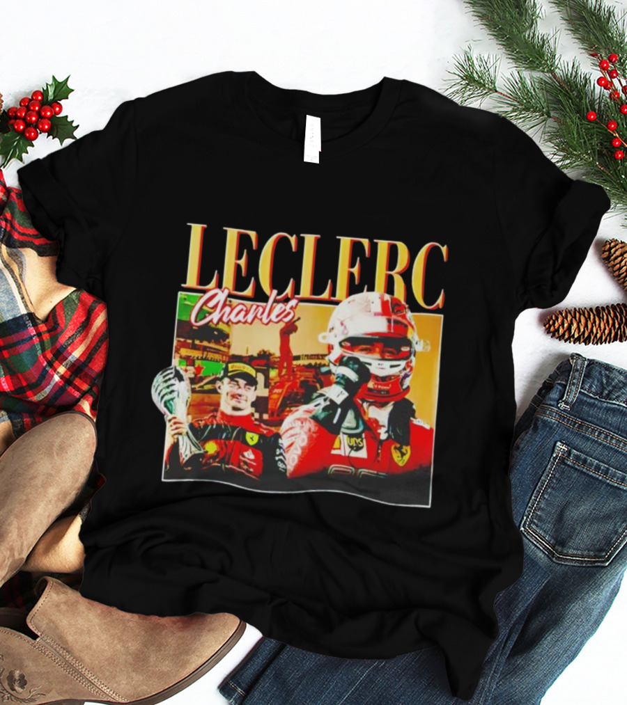 Leclerc Charles Racing Victory Celebration Legends T-Shirt