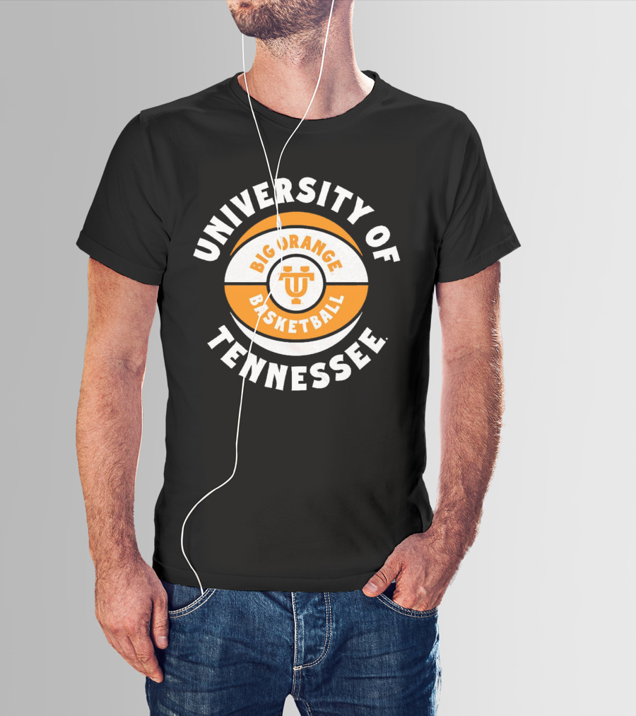 Big Orange Basketball Vintage University Of Tennessee T-Shirt