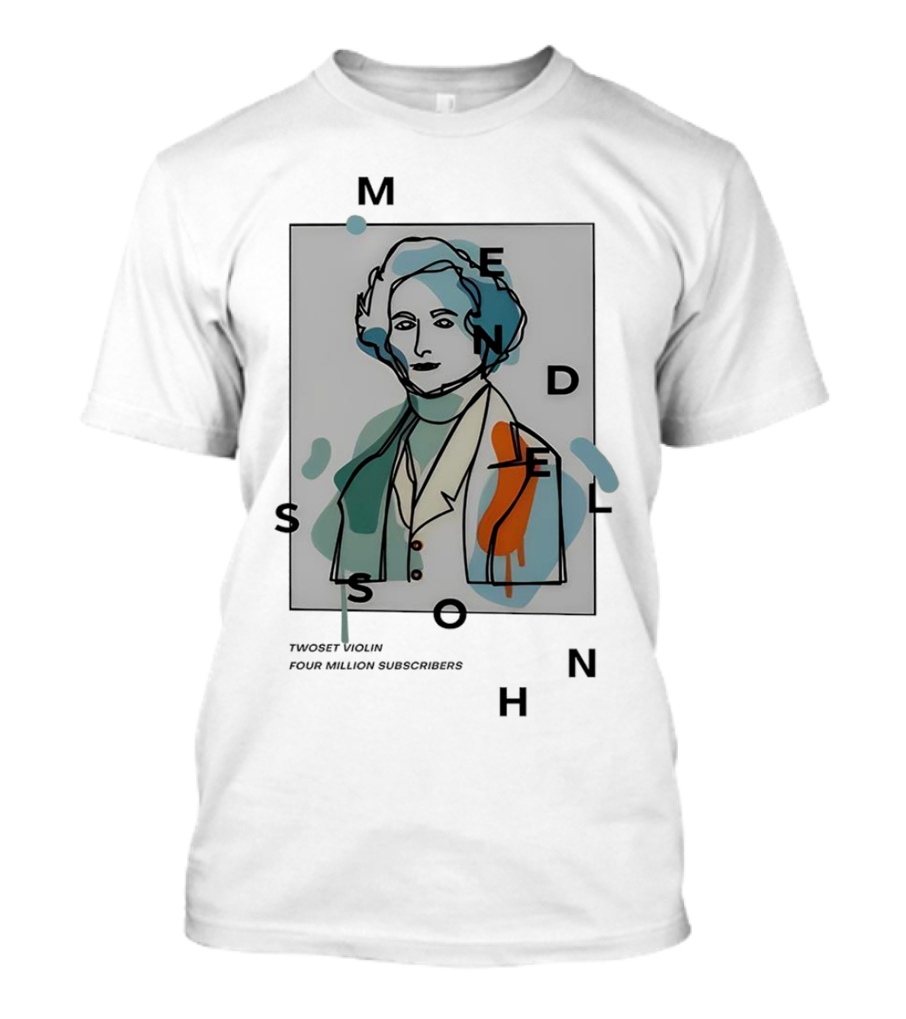 Singapore Mendelssohn Tribute Twoset Violin Four Million Subscribers T-Shirt