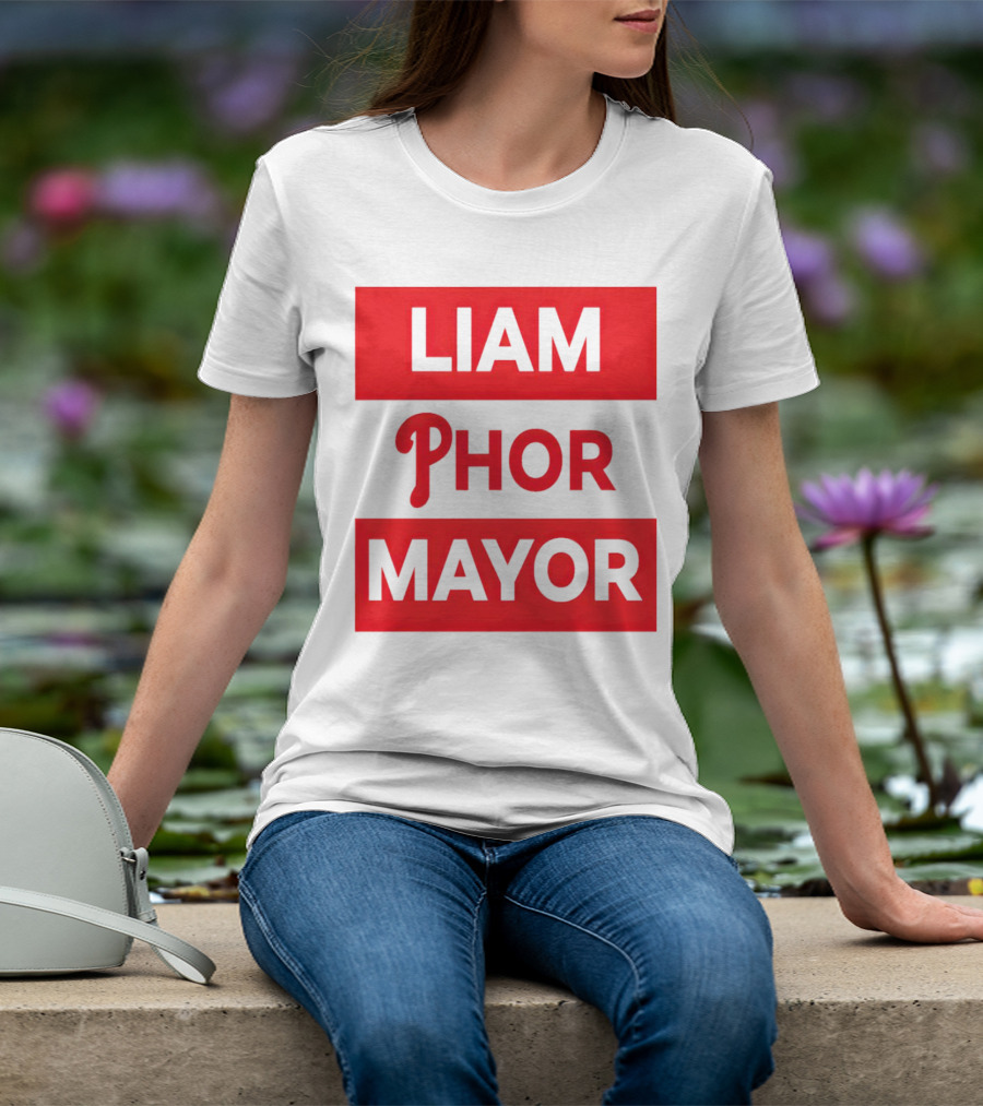 LIAM PHOR MAYOR Philadelphia Phillies T-Shirt