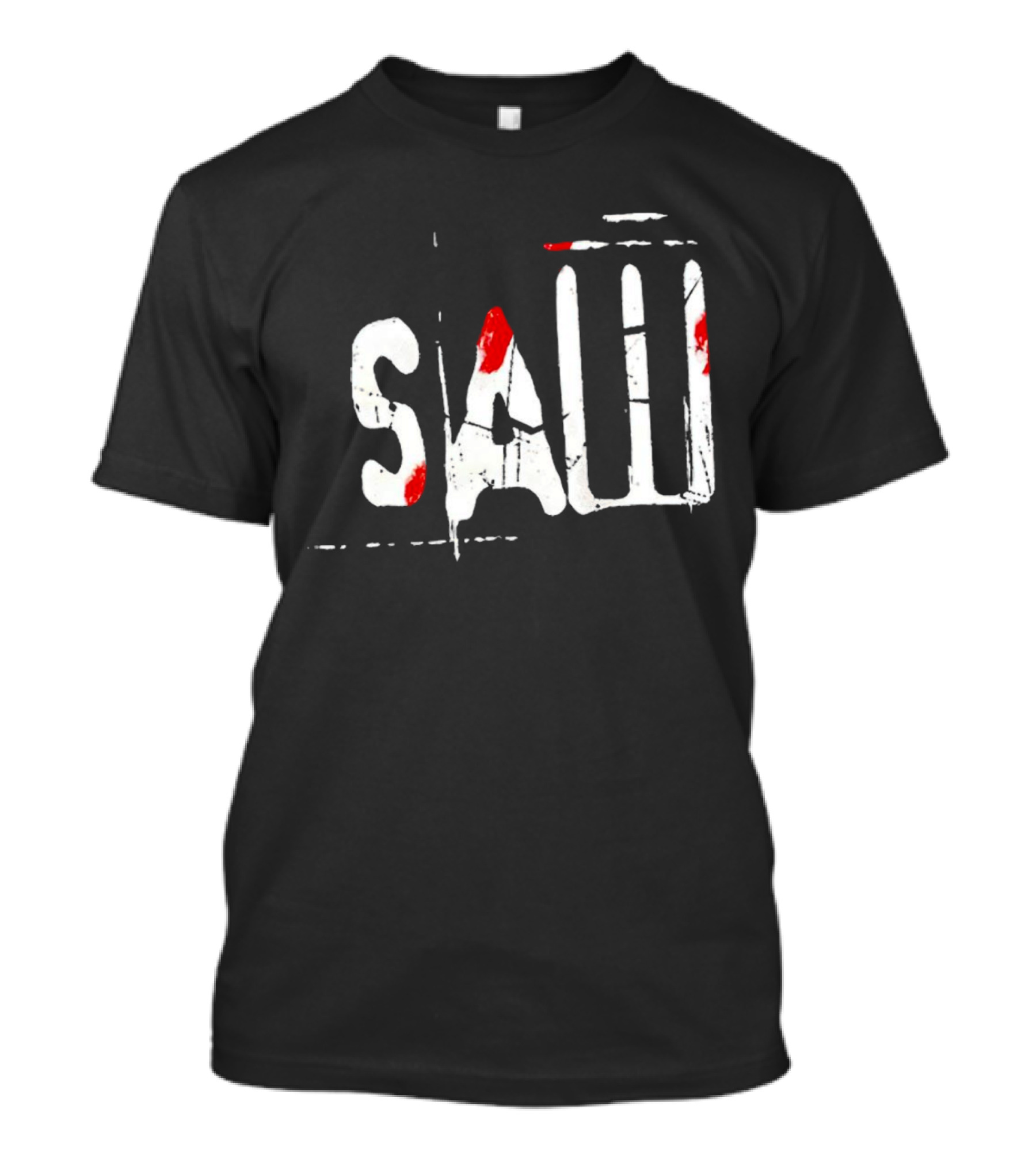 Saw Horror Bloody Lettering T-Shirt